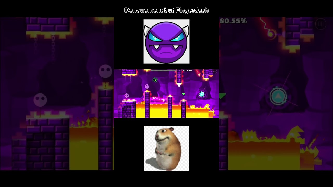 Denouement but Fingerdash #geometrydash #gd #games #nevergiveup #helpmemakethismakesense