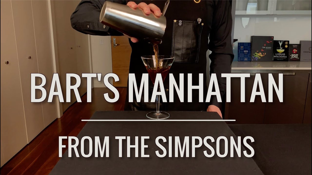 Recreated - Bart's Manhattan from The Simpsons