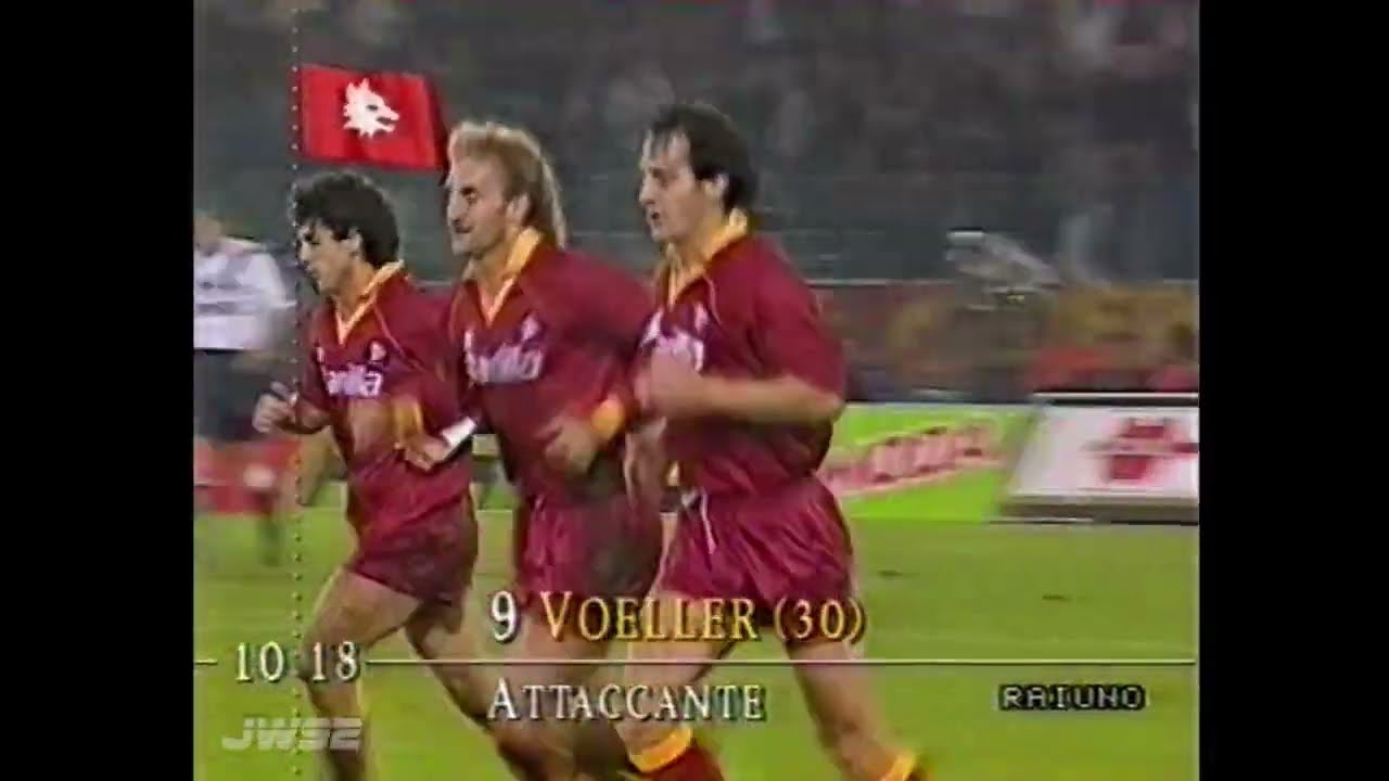 1990.11.28 Roma 5 - Bordeaux 0 (Full Match 60fps - 1990-91 UEFA Cup)