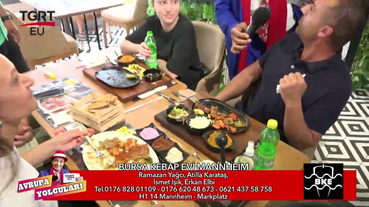 Avrupa Yolcuları (Almanya) Bursa Kebap Evi Mannheim - Ramazan Yağcı, Atilla Karataş, İsmet Işık