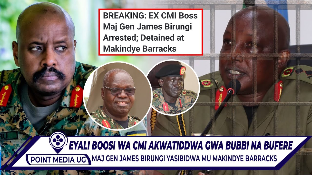 BREAKING!! OMUKESSI WA M7 GEN BIRUNGI MU CMI AKWATIDWA GWA BUBBI NA BUFERE. GEN MUHOOZI ATABUSSE