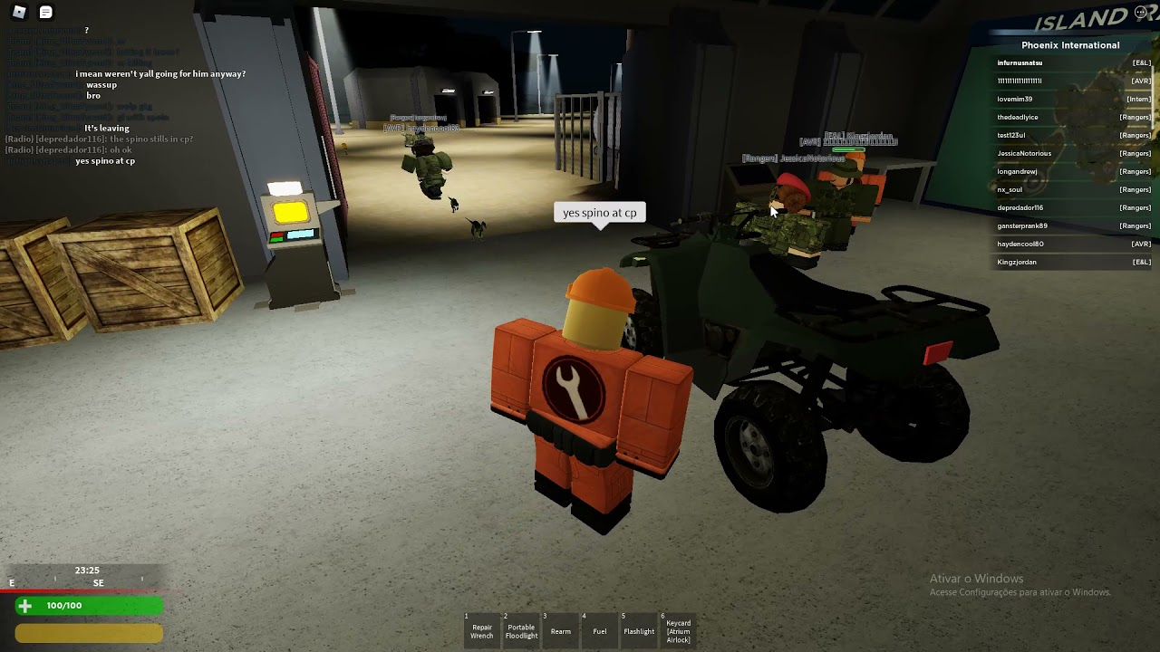 Roblox/ New Eden / Spinosaurus raiding CP