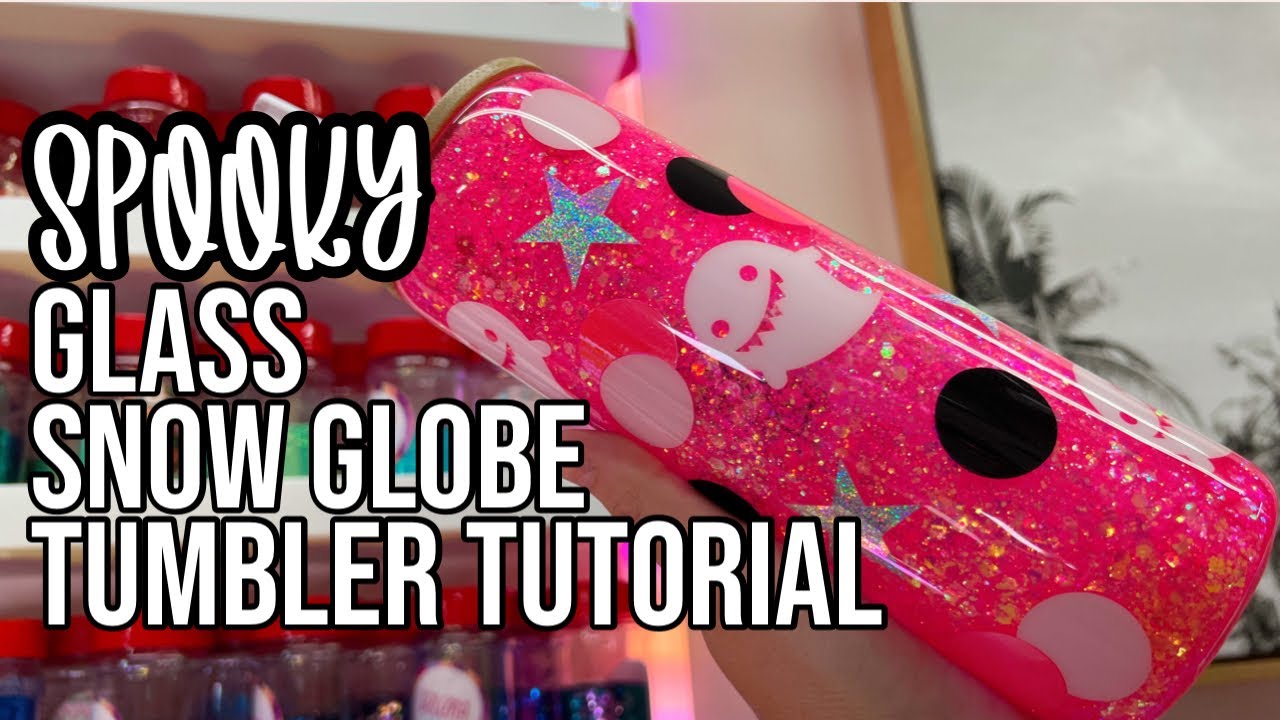 Glass Snow Globe Tumbler Tutorial