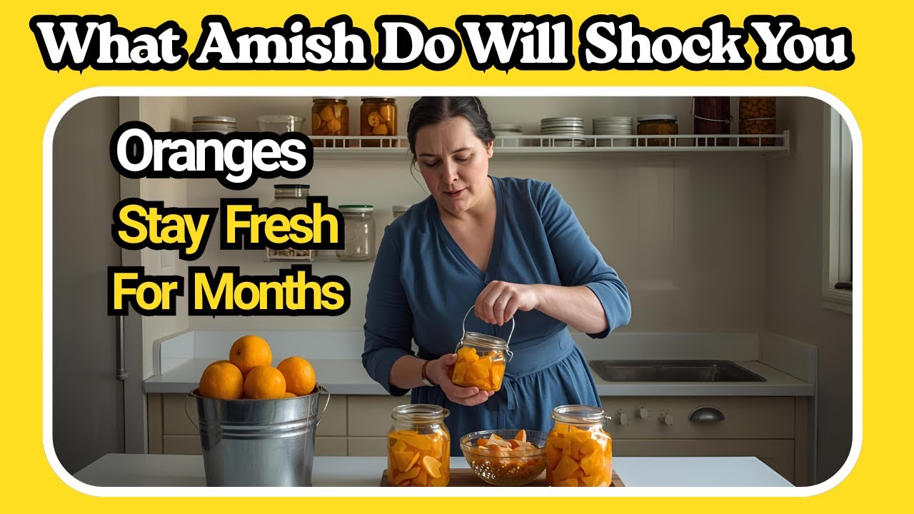 The 200-Year-Old Amish Trick to Keeping Oranges Perfect Without a Fridge