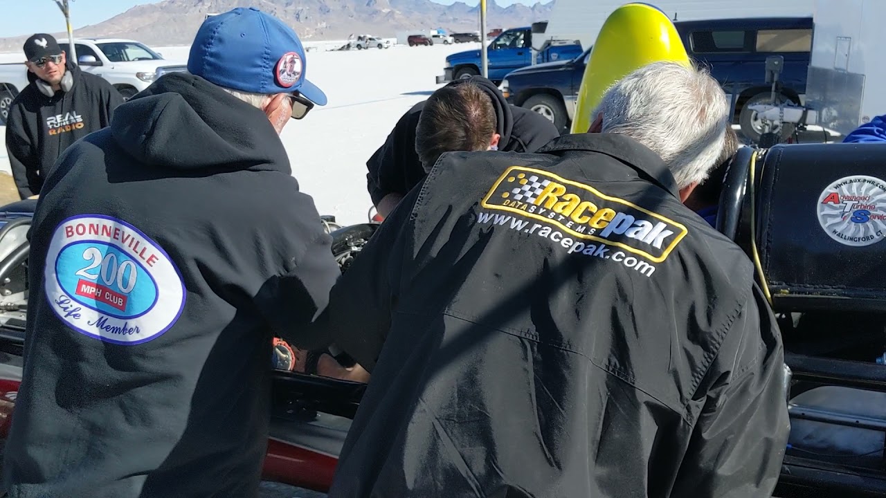 Vesco Jet Engine Car at Bonneville Salt Flats World of Speed October 2021