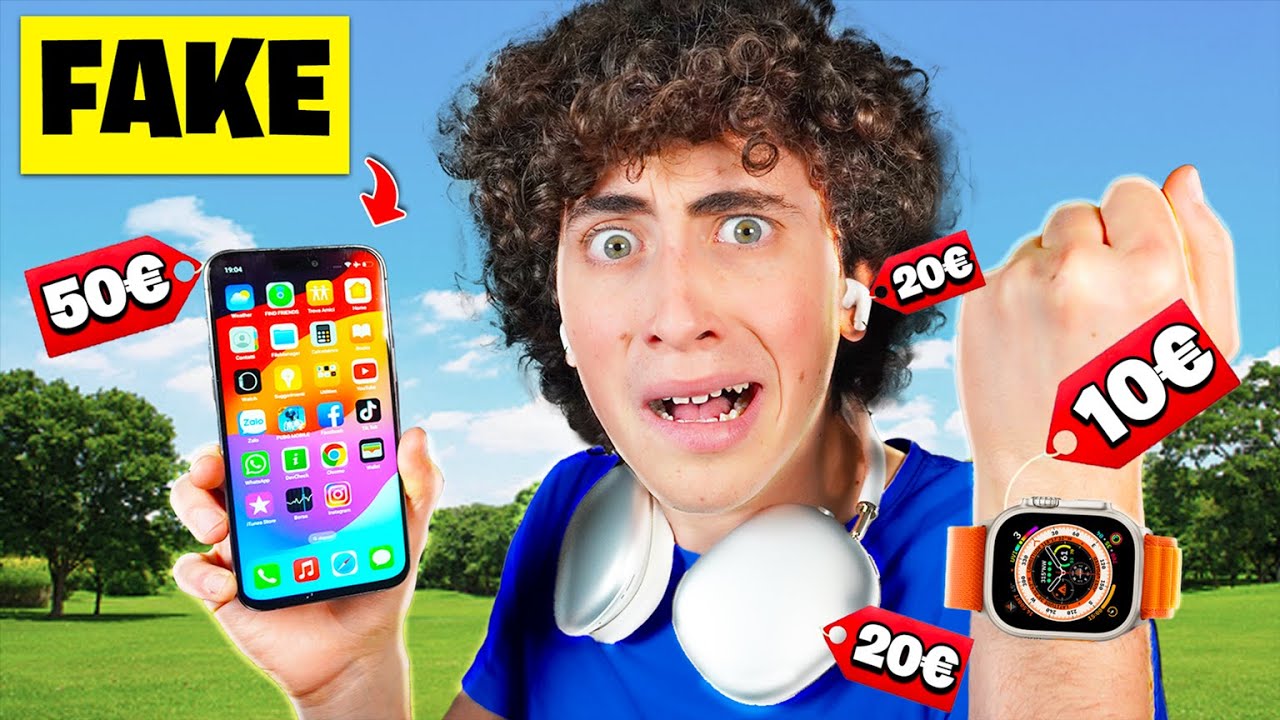Uso solo Prodotti APPLE FAKE per 24 ORE: FUNZIONANO?