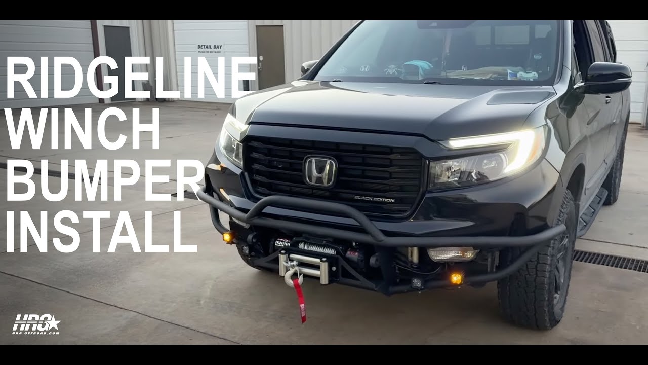 I INSTALLED A WINCH BUMPER ON A 2021-2025 HONDA RIDGELINE
