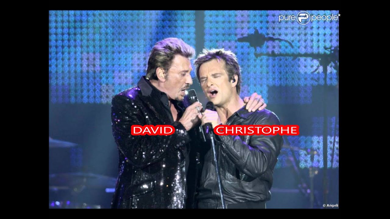 johnny et david hallyday sang pour sang par david chanteur et christophe