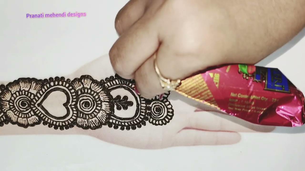 New arabic mehendi design I mehendi design for front side hand l youtube l mehendi design I 