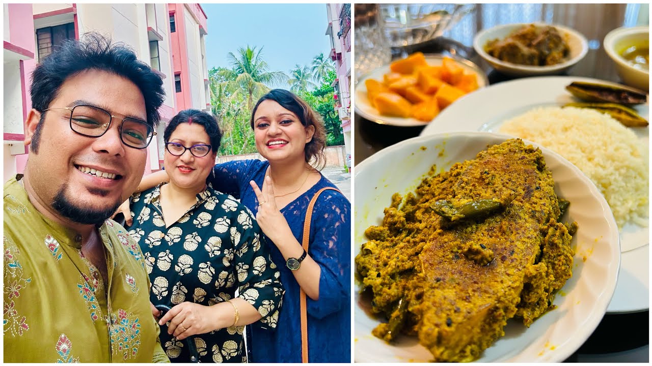 Amader ar ekta New FLAT ghurlam🤩Maa Sorshe Elish🐟Mutton🍖 Soumya ke khaoalo❤️@zerowattfilms