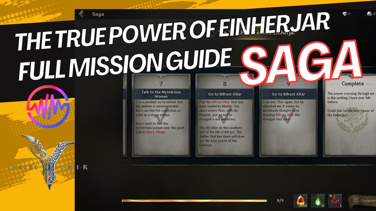 Legend of YMIR | SAGA: Tome of Growth - &ldquo;The True Power of Einherjar&rdquo; Full Mission Guide