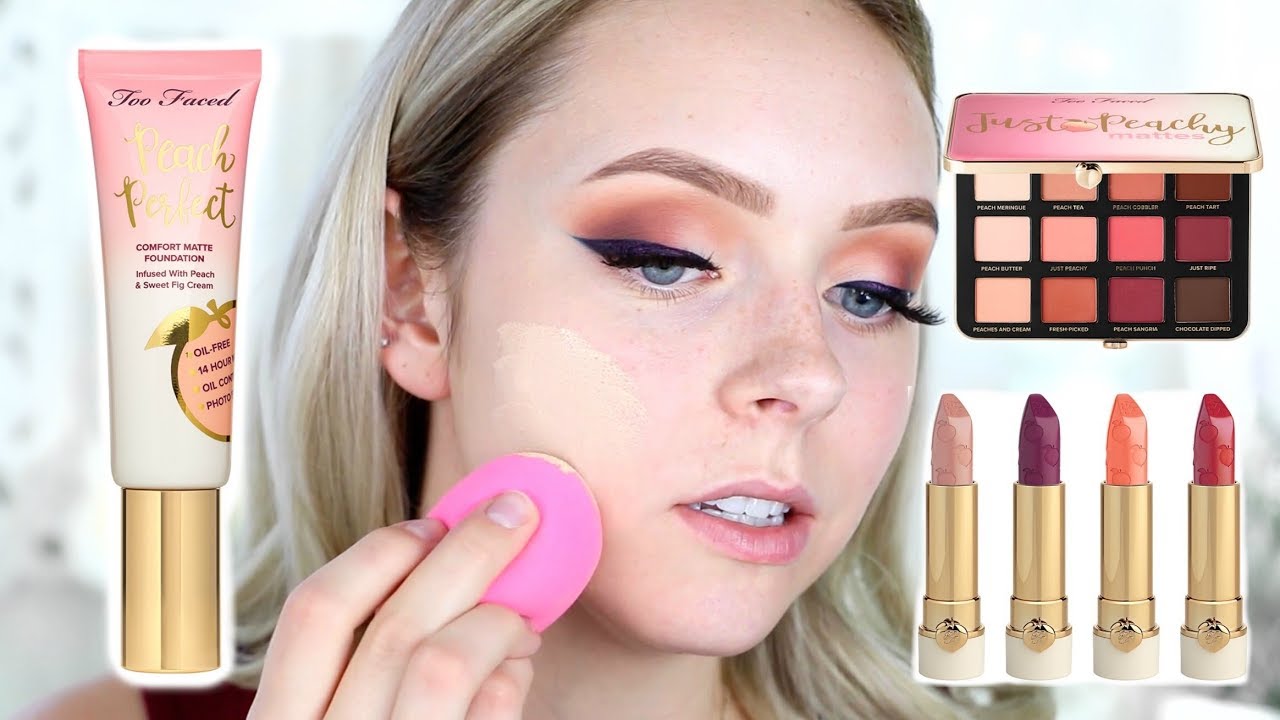 FULL FACE FIRST IMPRESSIONS | Too Faced Peaches and Cream Collection