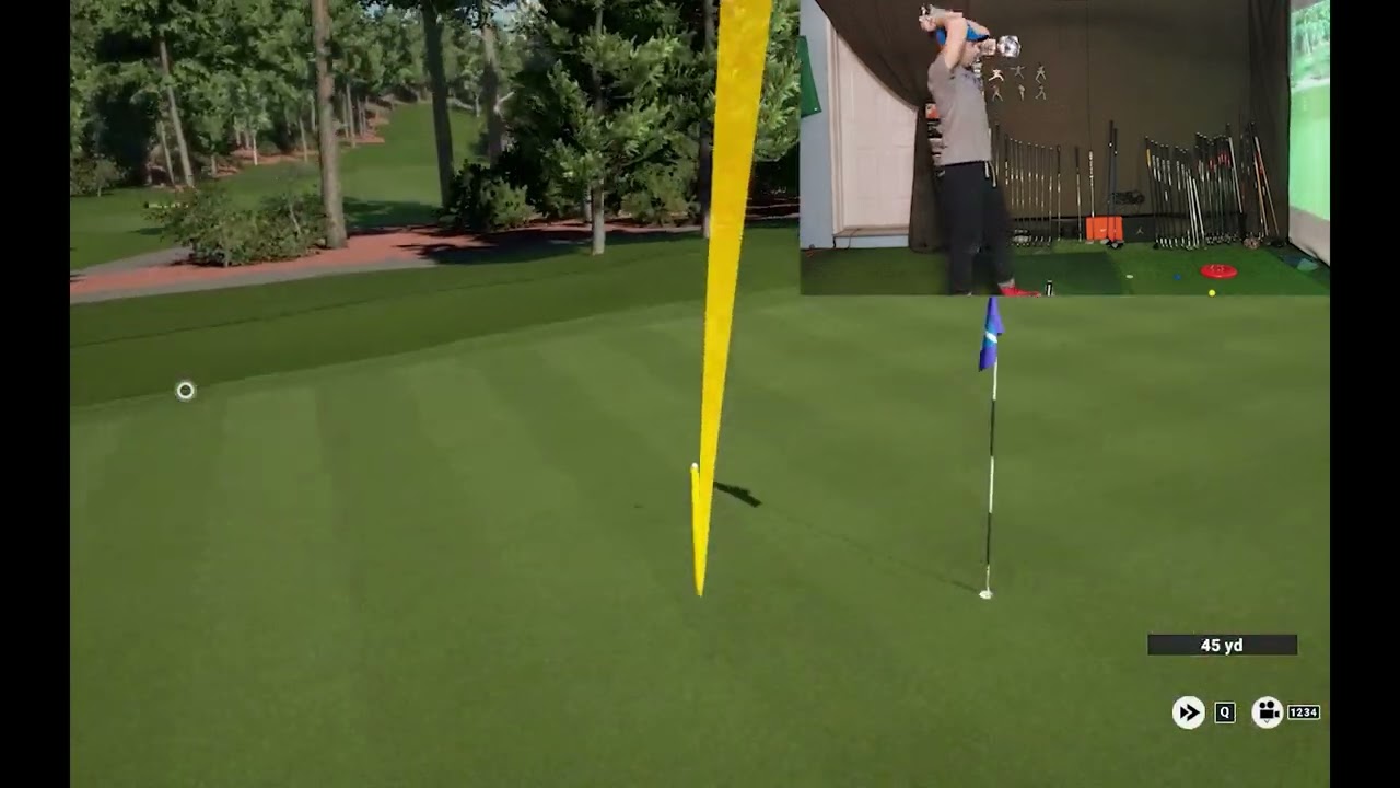 Best recorded round Marks Society  sim league   TGC 2019 SKYTRAK