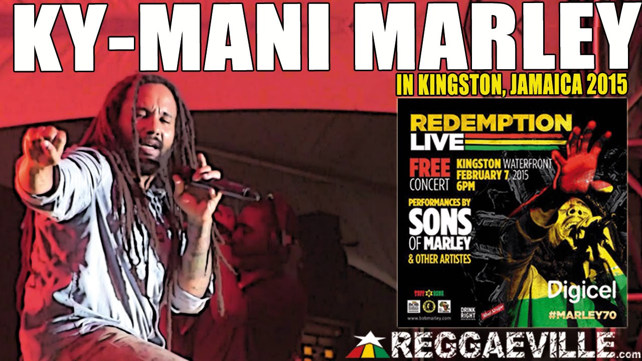 Ky-Mani Marley - Concrete Jungle in Kingston, JA @ Bob Marley 70th Birthday [2/7/2015] #MARLEY70