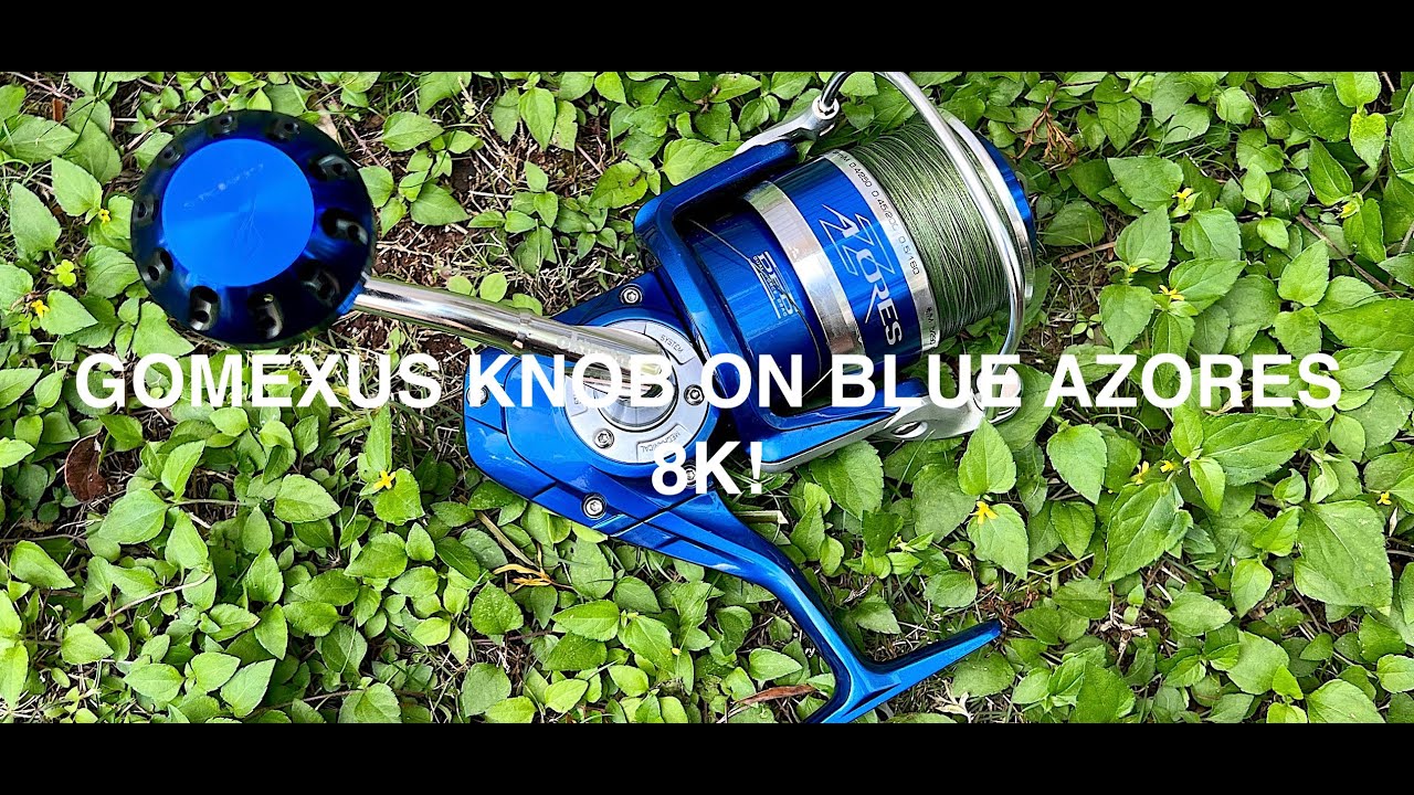 Blue Azores 8K w/a Gomexus Knob!? Gomexus Never Made a Knob For This Reel?