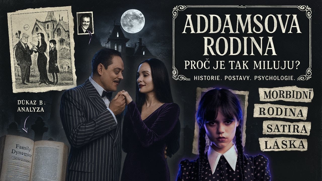 Addamsova rodina: Cel&yacute; Př&iacute;běh Od Charlese Addamse po Wednesday 