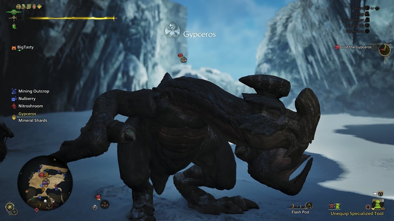 Monster Hunter Wilds - Gypceros Boss Fight