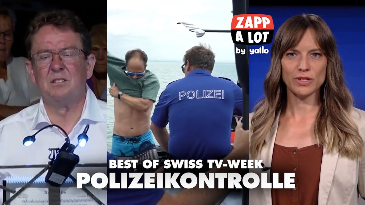 🇨🇭 Schweizer Polizeikontrolle 🚨 - 👉 Abonniere @zappalot - Best of Swiss TV-Week