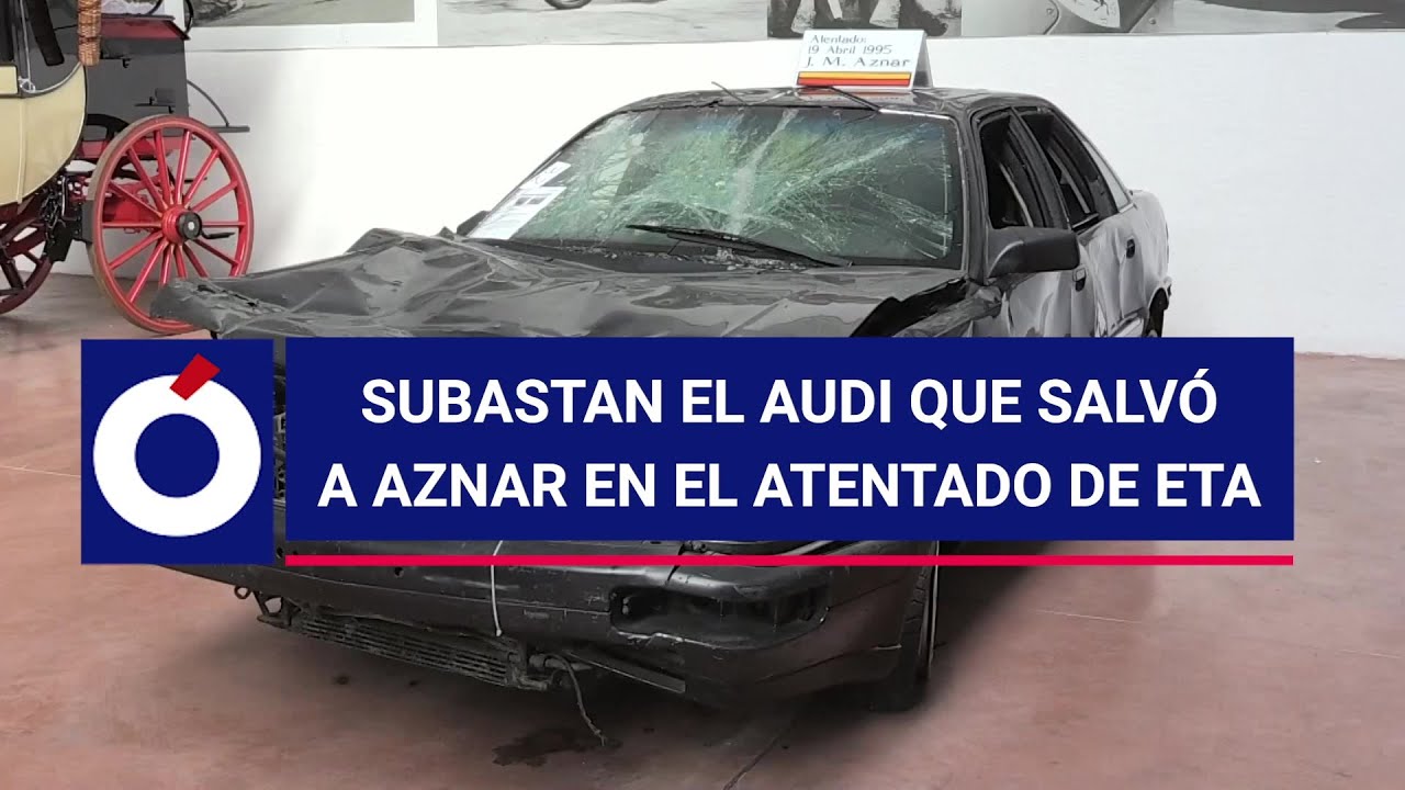 Subastan el Audi que salvó en 1995 a Aznar de morir a manos de ETA