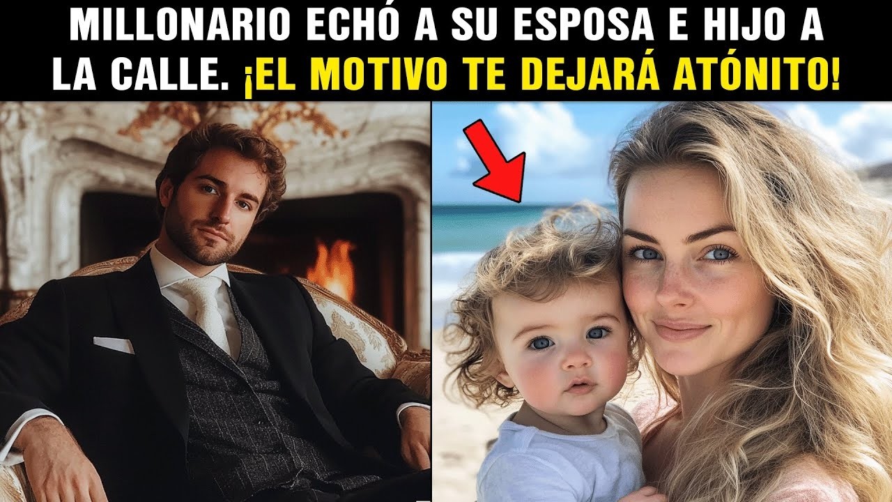 MILLONARIO ECHÓ A SU ESPOSA E HIJO A LA CALLE  EL MOTIVO TE DEJARÁ ATÓNITO