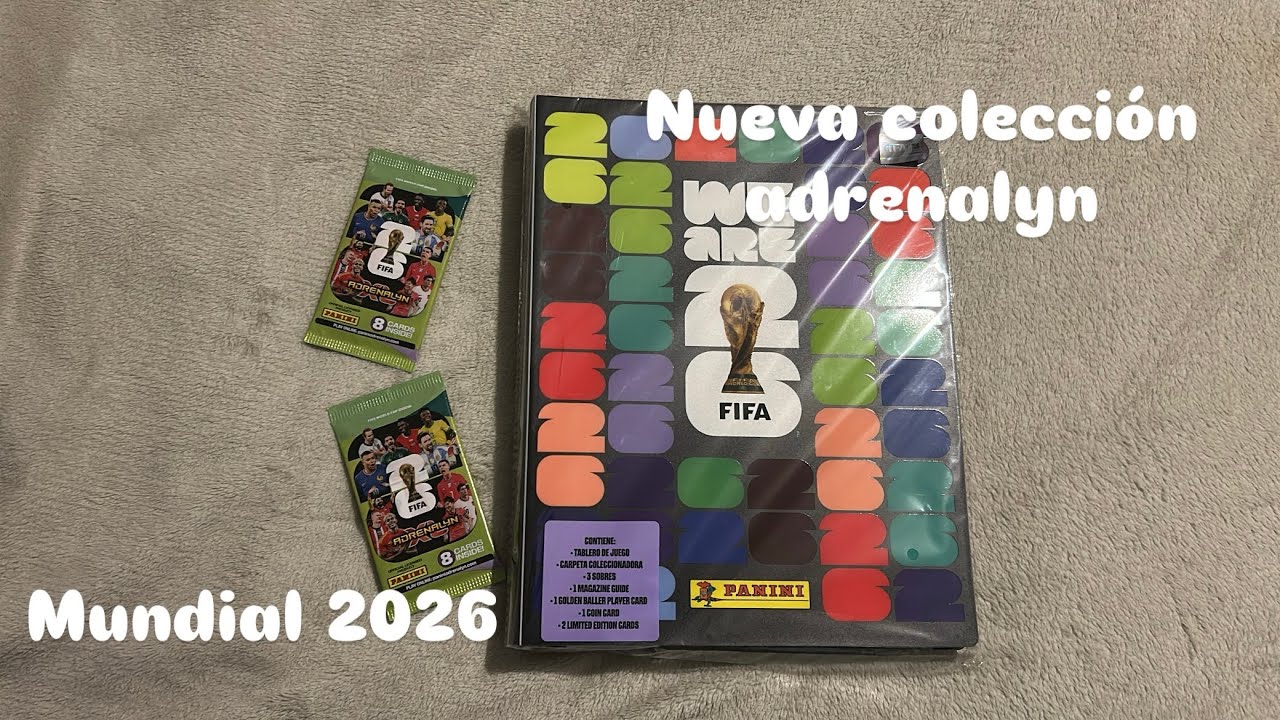 Por fin llegó el adrenalyn del mundial 2026 , revisión del strarteck pack