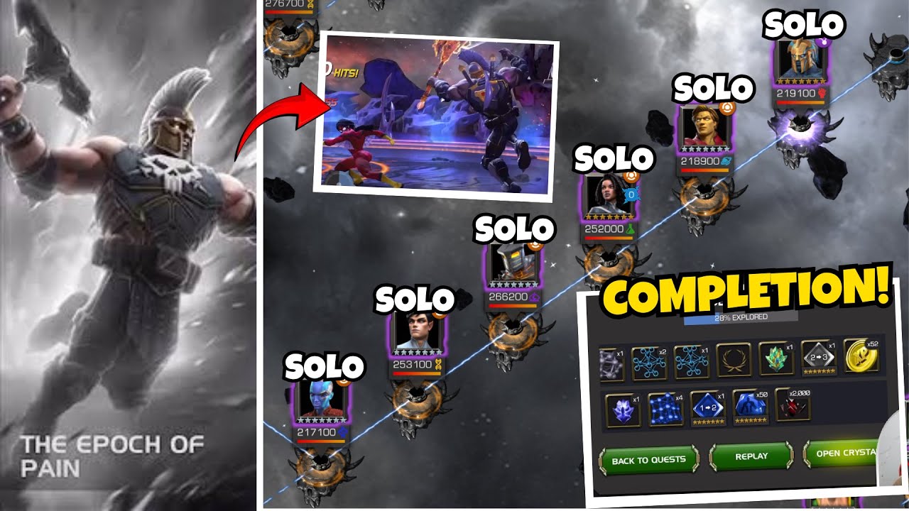 Epoch of Pain Rewards Opening + Valiant Speed Run | Insane Luck & Fastest Clear | MCOC