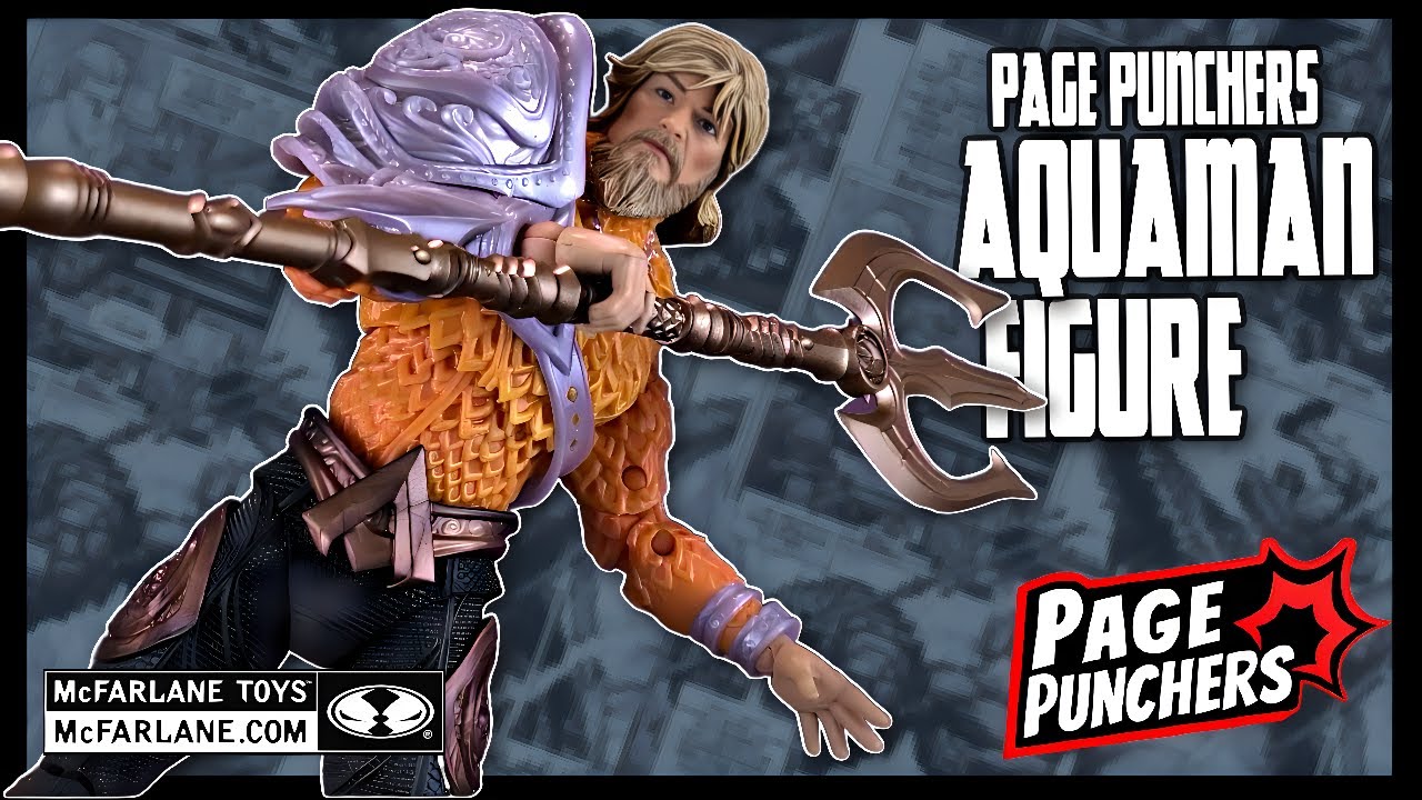 McFarlane Toys DC Multiverse Page Punchers Aquaman Figure @The Review Spot