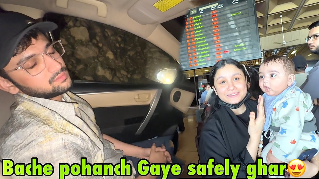 Bacho ko lekar begam Karachi pohanch gai😍 | mai by road ke chakkar mai phass gaya car mai🥲