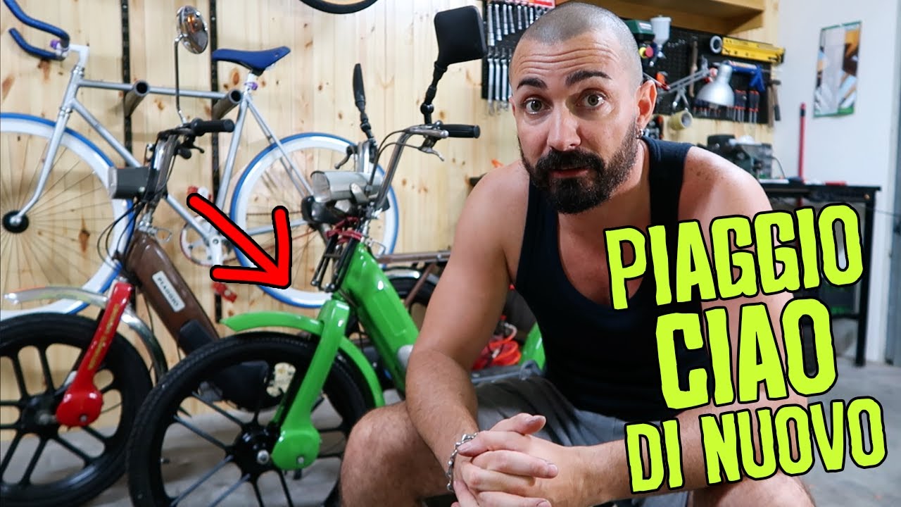 Rimonto un Piaggio Ciao verde, ma non ho voglia