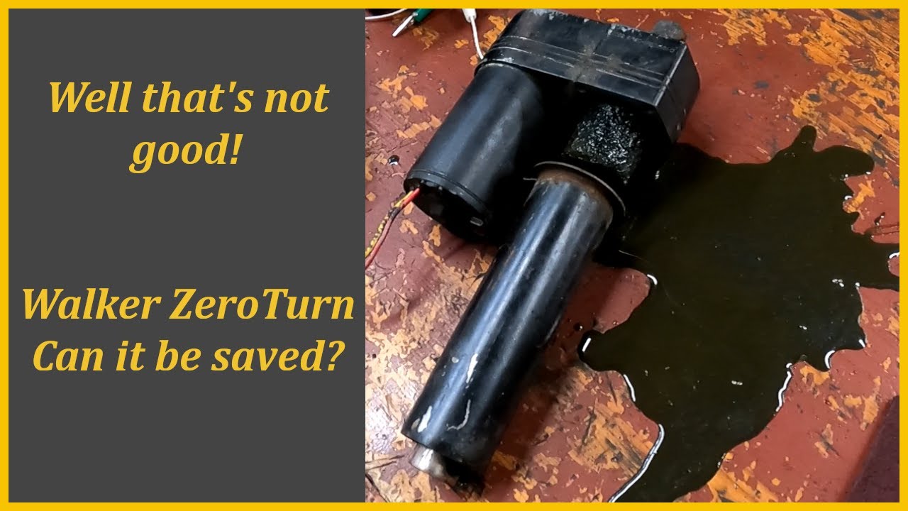 Walker Zero Turn Mower - Implement Mount Linear Actuator Repair