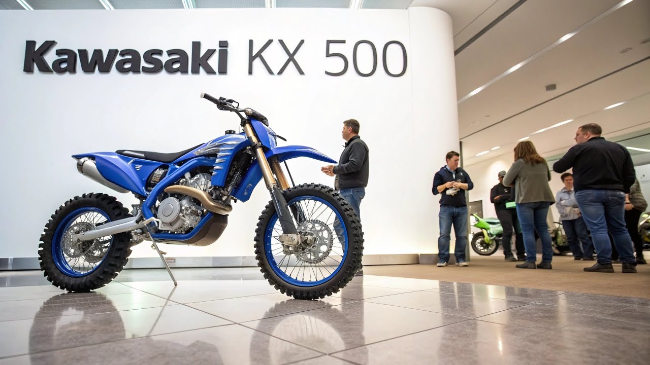 НАКОНЕЦ-ТО ЗАПУЩЕН! 😱 Kawasaki KX 500 2026 года – совершенно новый дизайн, который вас ПОРАЗИТ!