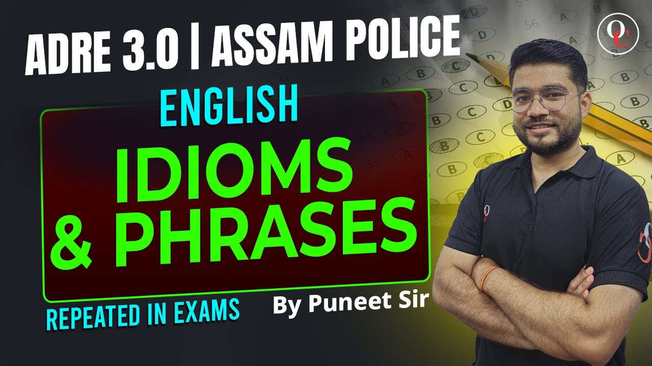 Part 15 || Idioms & Phrases Practice || Repeated In Exams || BY PUNEET SIR | Only Competition