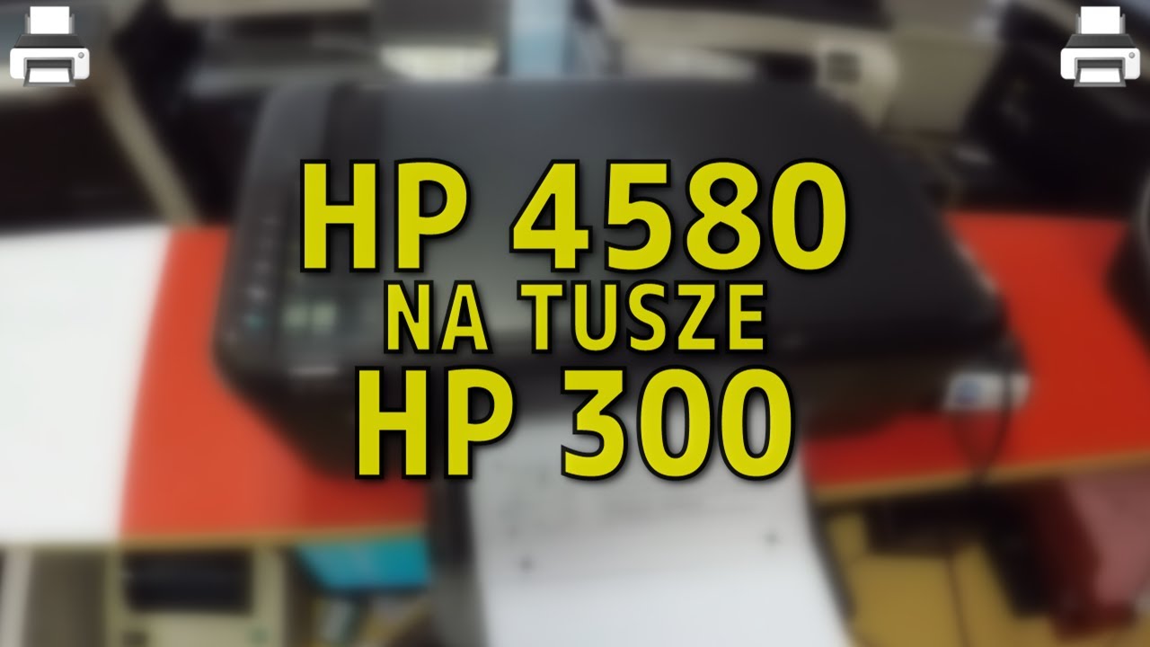 HP DESKJET F4580 🖨️ ... na tusze HP 300
