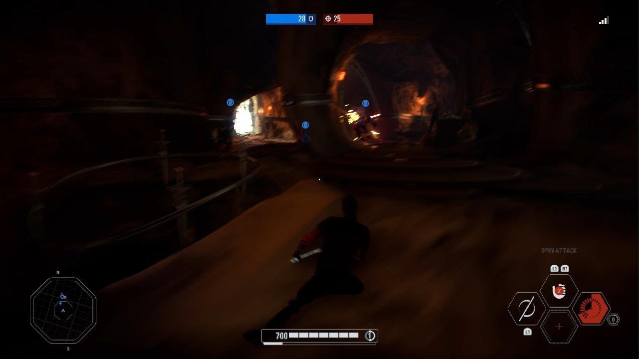 Star Wars Battlefront 2  HvV clip - Maul wiping a full team + funny Kenobi bug