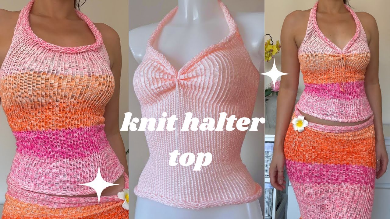 ✿ Halterneck Sunset Top ✿ Quick Project ✿ Sentro Machine ✿