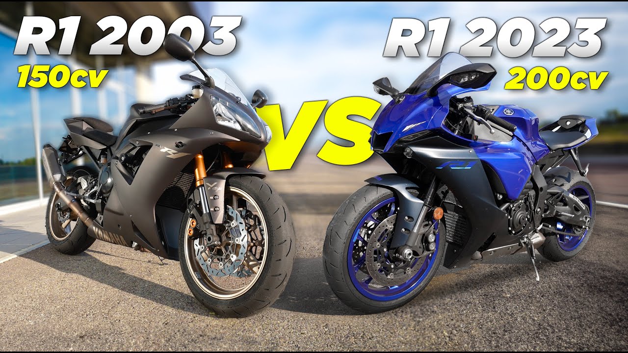 PROVO DUE M1SSILI IN PISTA - R1 '03 vs R1 '23 🔥 La sfida finale