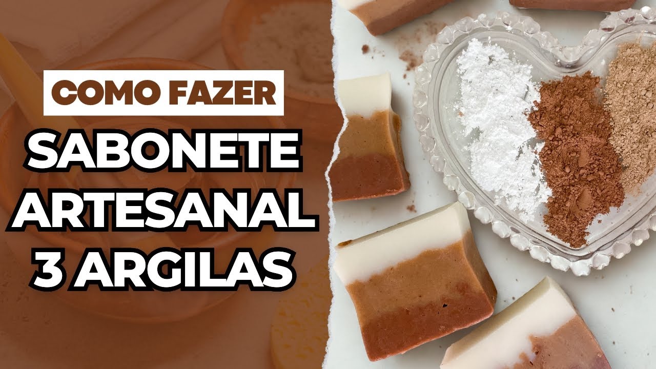 SABONETE ARTESANAL 3 ARGILAS RÚSTICO