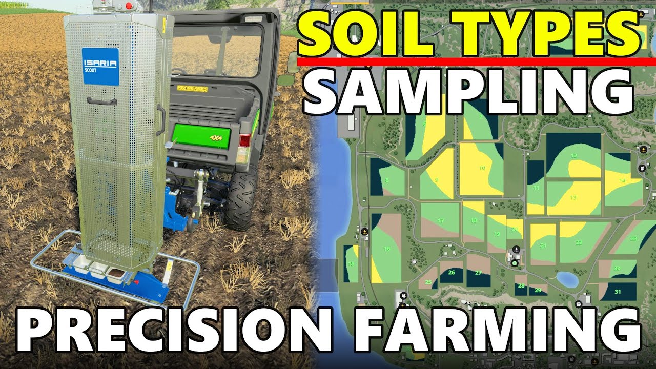 Precision Farming: First Look at Soil Types & Sampling | Farming Simulator 19