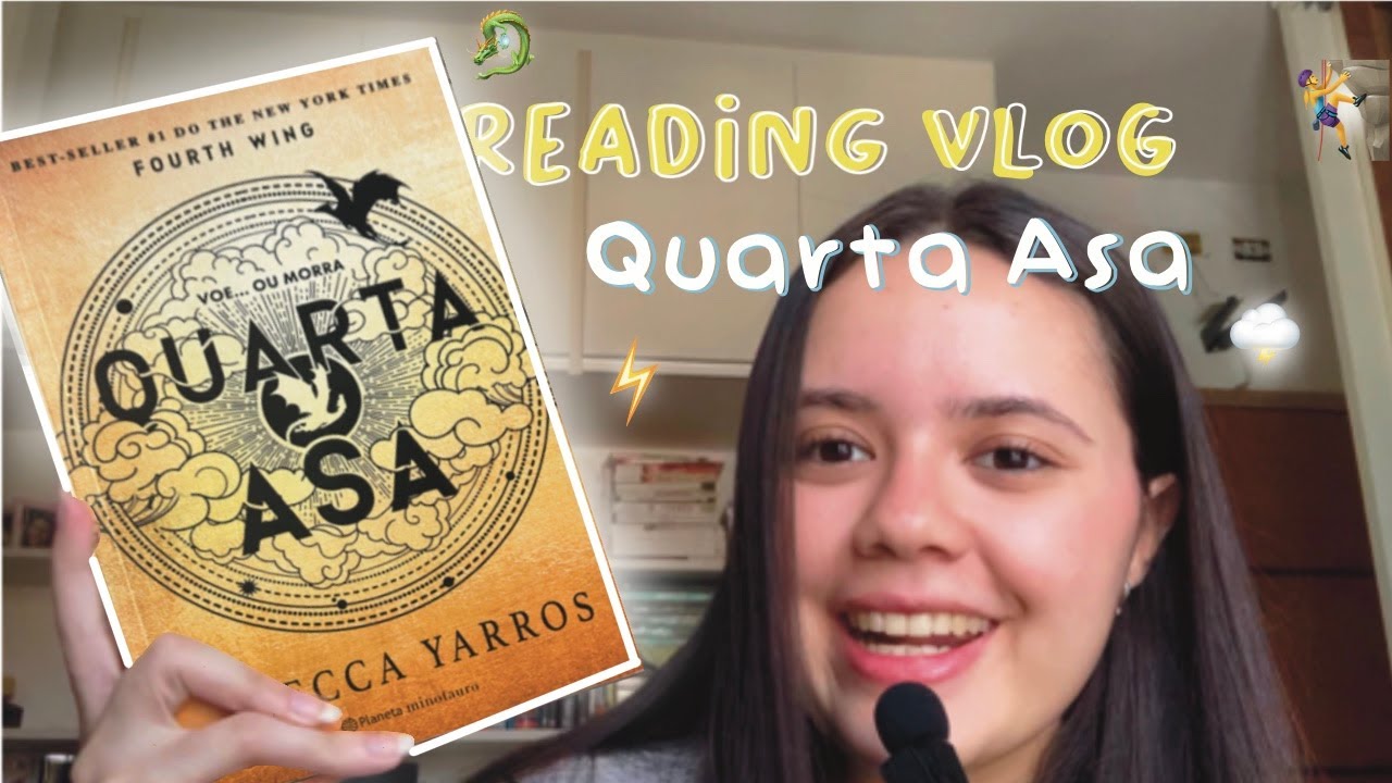 Vlog de leitura | QUARTA ASA (sem spoilers) 🌩️🐉🌪️
