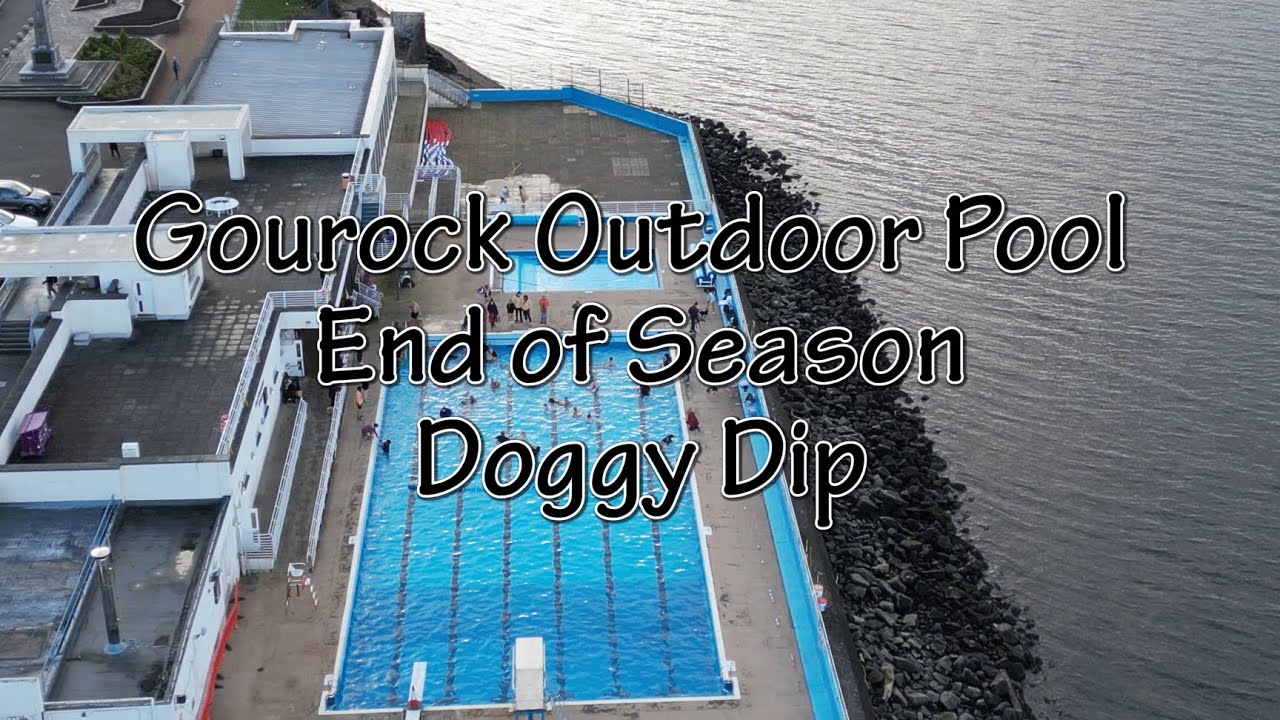 Gourock Outdoor Pool End of Season Doggy Dip!