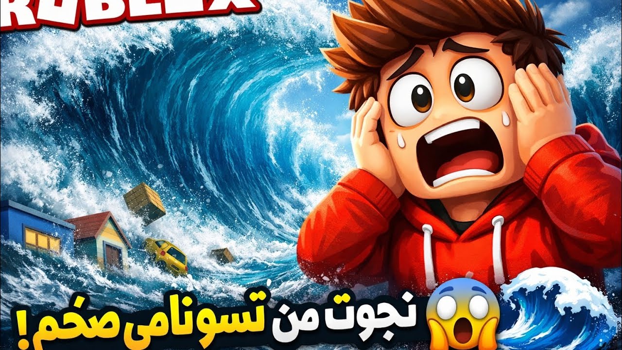 نجوت من اكبر تسونامي في Roblox 