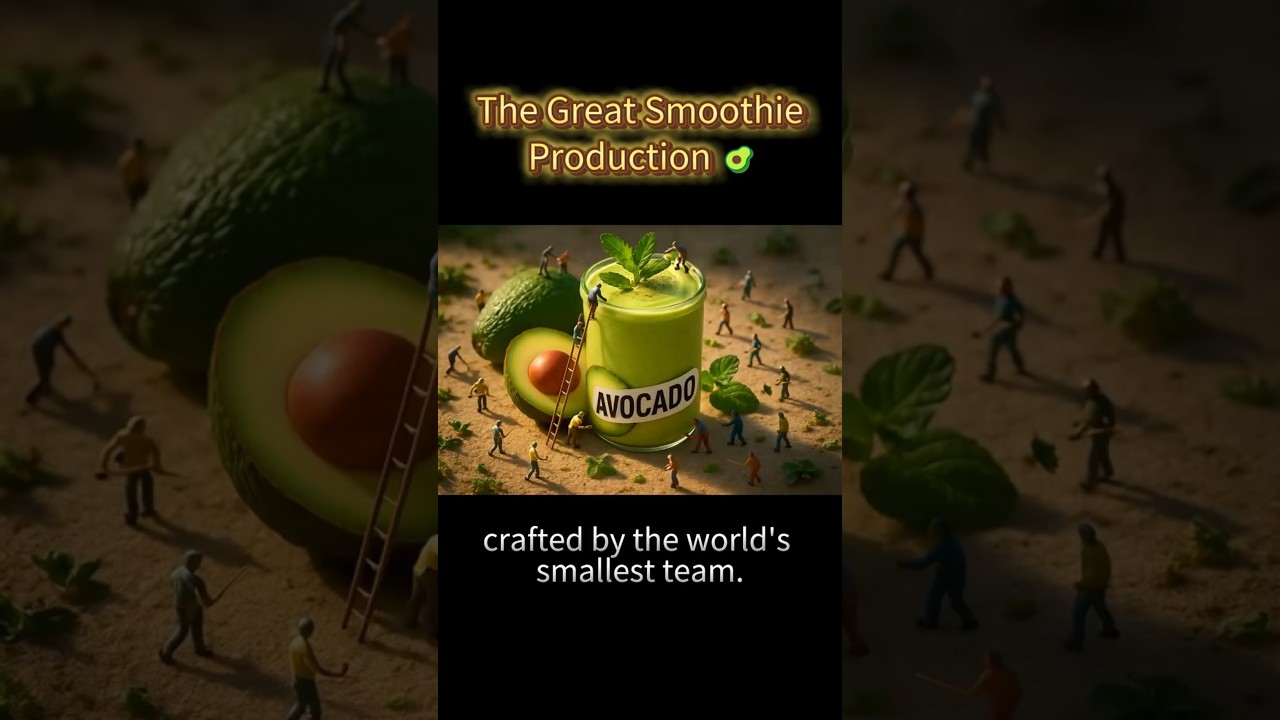 AI Pop! | Building the Freshest Avocado Smoothie 🥑 #AIPop #Shorts