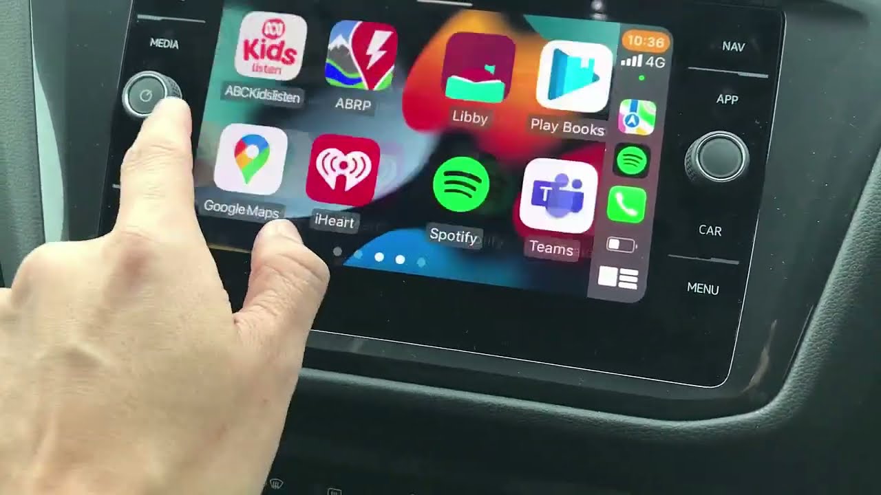 Включите беспроводную систему Android Auto и Carplay на VW Tiguan с помощью адаптера CP-AA Plug a...