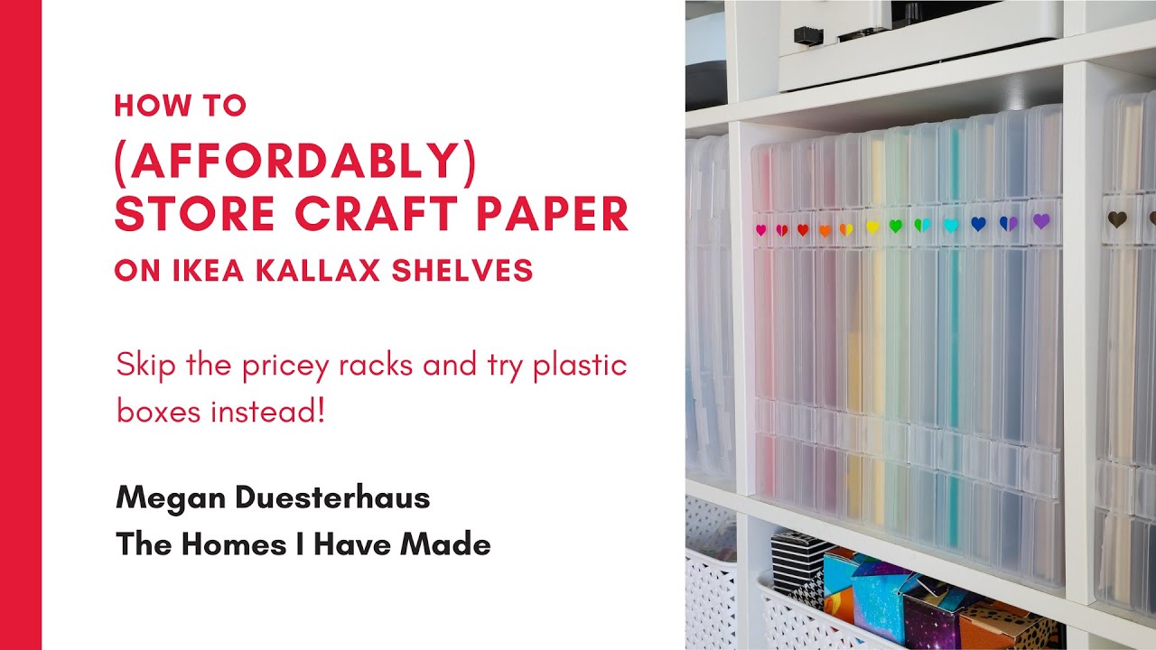 Full Craft Paper Storage IKEA