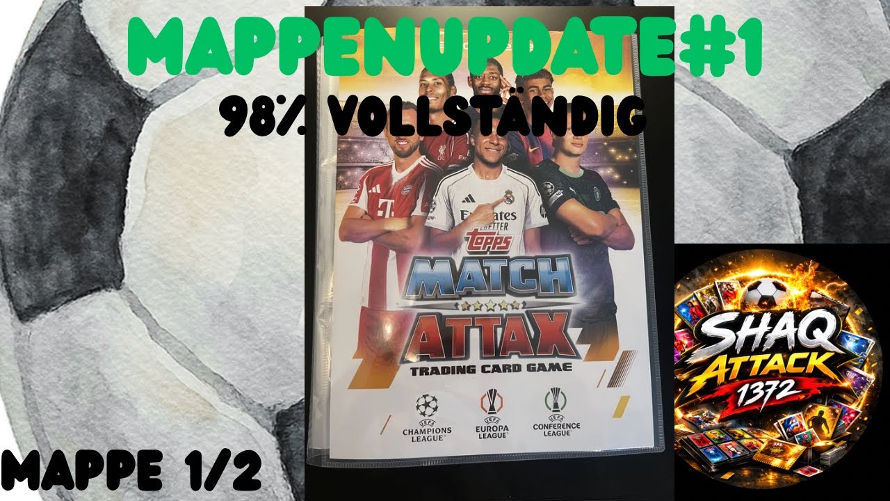 Match Attax CL 2025/26 Mappenupdate #01  98% voll
