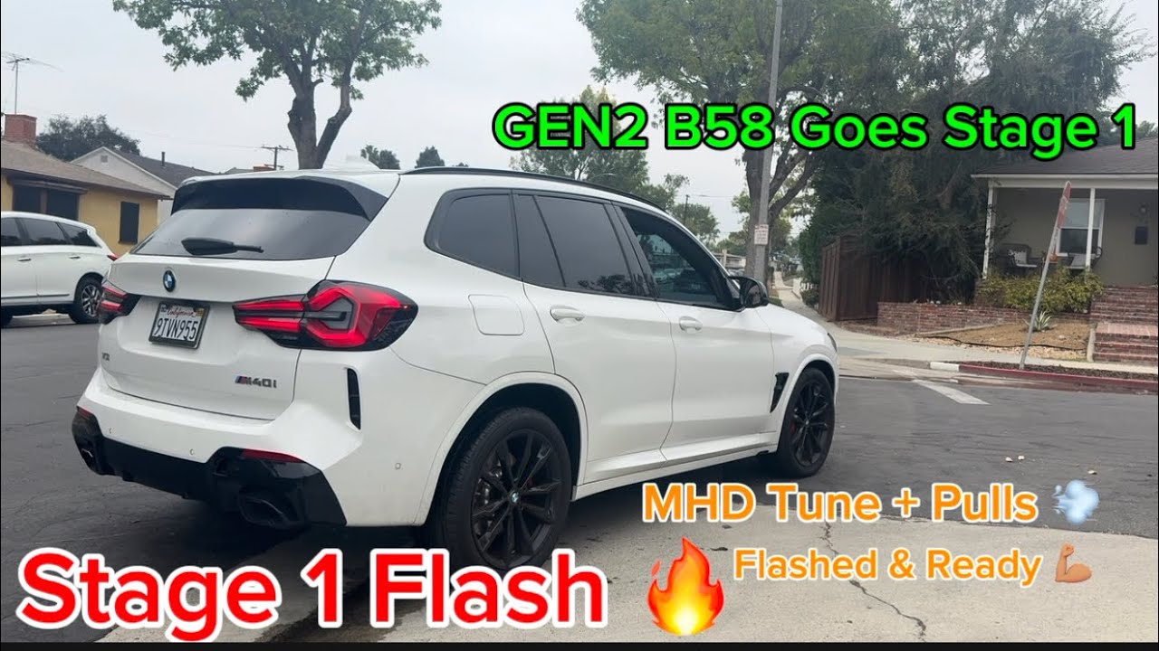 Flashed My 2024 BMW X3 M40i Stage 1 | MHD Tune, POV Pulls & Sound Test!