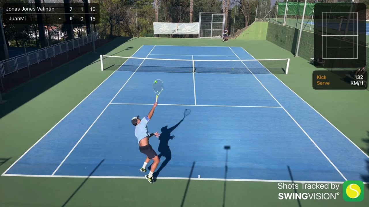 Liga Local Al Haurin EG: Jonas Jones Valintin v Juan Miguel 7-6 6-3 (extended highlights)