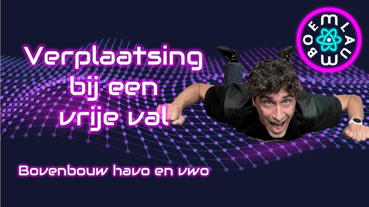 Verplaatsing bij een vrije val