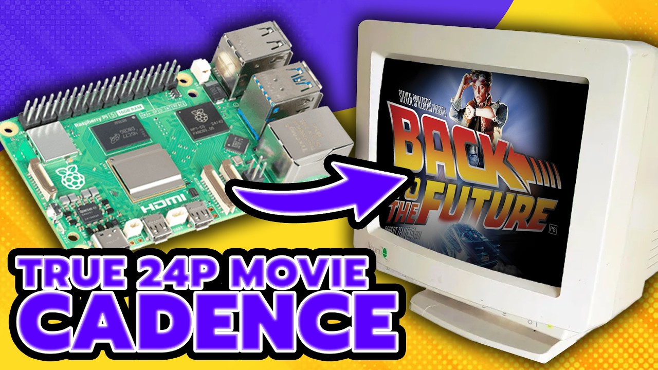 Raspberry Pi for 24p on a PC CRT
