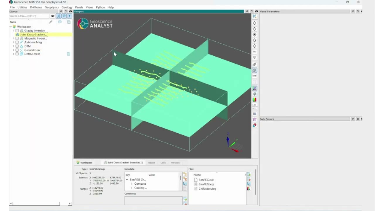 Joint Cross-Gradient Inversion | Geoscience ANALYST Pro Geophysics 4.7